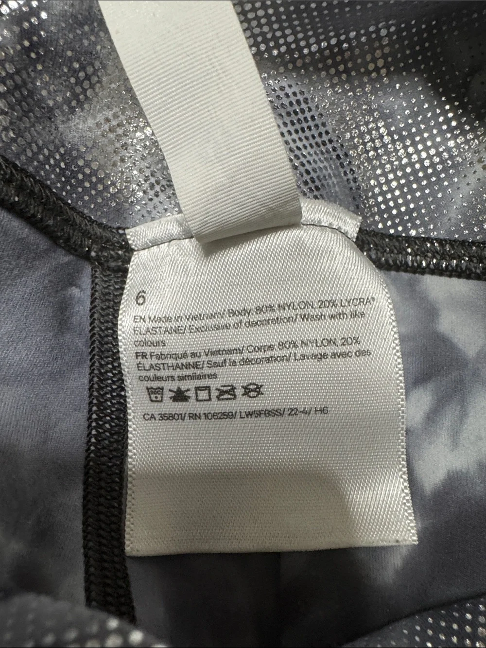 lululemon athletica Diamond Dye Pitch Grey Graphite Grey Foil High-Rise Align